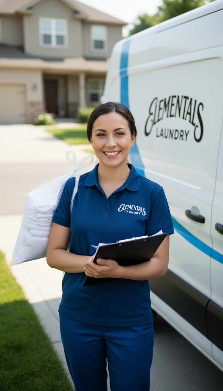 Laundry service professional